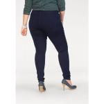 Blaue ONLY Jeggings & Jeans-Leggings mit Reißverschluss aus Denim enganliegend für Damen Größe XXL Große Größen 