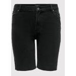Reduzierte Schwarze ONLY Jeans-Shorts aus Denim für Damen Größe XXL Große Größen für den für den Sommer 