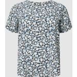 Marineblaue Blumenmuster ONLY Blusenshirts & Schlusen aus Polyester für Damen Größe XL 