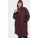Rosa Gesteppte ONLY Noos Maxi Damensteppmäntel & Damenpuffercoats Größe XXL Große Größen für den für den Herbst 