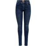 Dunkelblaue ONLY Carmen Skinny Jeans aus Denim für Damen 