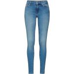 Hellblaue ONLY Carmen Skinny Jeans aus Denim für Damen 