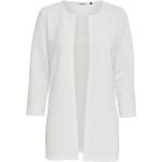 Weiße Damencardigans aus Polyester Größe XL 