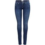 Dunkelblaue ONLY Coral Skinny Jeans aus Denim für Damen Weite 25 