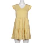 Reduzierte Gelbe ONLY Jerseykleider aus Jersey für Damen Größe S 