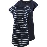 Reduzierte Blaue Kurzärmelige ONLY Mini Rundhals-Ausschnitt Minikleider & kurze Kleider aus Baumwolle für Damen Größe L für den Sommer 
