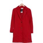 Reduzierte Rote ONLY Damenmäntel aus Wolle Größe XS 