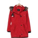 Reduzierte Rote ONLY Damenmäntel Größe XS für den für den Winter 