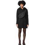 Reduzierte Schwarze Elegante ONLY Basic Kapuzenjacken mit Reißverschluss aus Fleece mit Kapuze für Damen Größe XL 