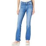 Reduzierte Blaue ONLY Jeans-Schlaghosen aus Denim für Damen Größe S 
