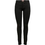 Reduzierte Schwarze ONLY 5-Pocket Jeans aus Denim für Damen Weite 26 