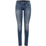 Reduzierte Dunkelblaue ONLY Coral Skinny Jeans aus Denim für Damen Weite 29 