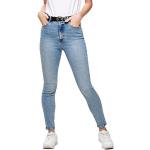 Reduzierte Hellblaue ONLY Noos Stretch-Jeans aus Denim für Damen Weite 32 