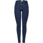 Reduzierte Dunkelblaue ONLY Push Up Jeans aus Denim für Damen Größe L 