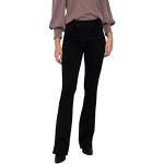 ONLY Damen Flared Schlag Jeans | High Waist Denim Stretch Hose | Wide Vintage Pants ONLROYAL, Farben:Schwarz, Größe:XS / 34L, Z-Länge:L34