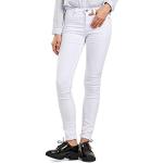 Reduzierte Weiße ONLY Noos Slim Fit Jeans aus Denim enganliegend für Damen Größe S Weite 36 