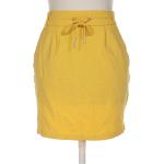 Reduzierte Gelbe ONLY Mini Miniröcke für Damen Größe S 