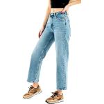 Reduzierte Blaue ONLY Stretch-Jeans aus Denim für Damen Weite 32 