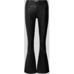 Schwarze ONLY 5-Pocket Jeans mit Reißverschluss aus Viskose für Damen Größe L 