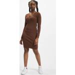 Braune ONLY V-Ausschnitt Bandage-Kleider & Bodycon-Kleider aus Polyester für Damen Größe M 