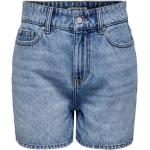 Blaue ONLY Jeans-Shorts aus Denim für Damen Größe L für den für den Sommer 