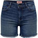 Reduzierte Blaue ONLY Jeans-Shorts aus Denim für Damen Größe XS für den für den Sommer 
