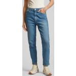 Blaue ONLY Emily High Waist Jeans mit Reißverschluss aus Baumwolle für Damen Größe XS Weite 29, Länge 32 