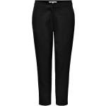 Reduzierte Schwarze Unifarbene ONLY Caprihosen & 3/4-Hosen mit Reißverschluss aus Polyester für Damen Größe S 