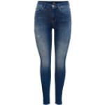 Blaue ONLY Blush Slim Fit Jeans aus Denim für Damen Größe XS 
