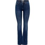 Blaue ONLY Bootcut Jeans aus Denim für Damen Größe XS 