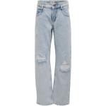 Blaue ONLY Straight Leg Jeans für Kinder aus Denim Größe 164 