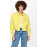 Gelbe Casual ONLY Übergangsjacken aus Baumwolle für Damen Größe XS für den für den Frühling 