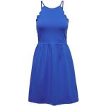 Reduzierte Royalblaue Unifarbene Ärmellose ONLY Amber Mini Minikleider & kurze Kleider aus Jersey für Damen Größe L 