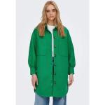 Grüne Unifarbene Oversize ONLY Maxi Damencardigans & Damenstrickjacken aus Polyester Größe XS für den für den Herbst 
