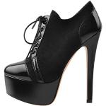 Schwarze Onlymaker High Heels & Stiletto-Pumps mit Schnürsenkel für Damen Größe 44 