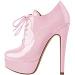 Pinke Elegante Onlymaker High Heel Stiefeletten & High Heel Boots mit Schnürsenkel für Damen Größe 41 
