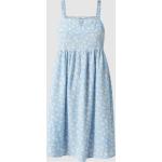 Reduzierte Hellblaue ONLY Mini Minikleider & kurze Kleider aus Viskose für Damen Größe XS 