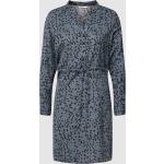 Reduzierte Blaue Blumenmuster ONLY Mini Minikleider & kurze Kleider aus Polyester für Damen Größe M 