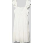 Weiße ONLY Mini Minikleider für Kinder & kurze Kinderkleider aus Baumwolle für Mädchen Größe 152 