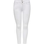 Reduzierte Weiße ONLY Ripped Jeans & Zerrissene Jeans aus Denim für Damen - versandkostenfrei 