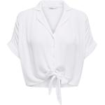 Weiße ONLY Noos Blusenshirts & Schlusen für Damen Größe S 