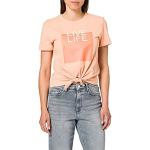 Only Onlsilly Life S/s Knot Top Box Jrs (15228532) coral sands