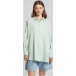 Mintgrüne Oversize ONLY Hemdblusen aus Baumwolle für Damen Größe S 