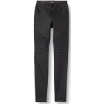 ONLY Petite Women's Onlnew ROYAL REG SK. Biker Coat FN Petit Jeans, Black, S/28