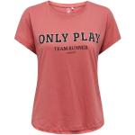 Rote ONLY Play T-Shirts für Damen Größe L 