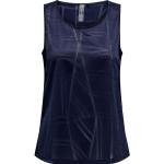 Blaue Sportliche ONLY Play Tank-Tops aus Polyester für Damen Größe XL 