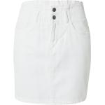Reduzierte Weiße Unifarbene ONLY Mini Jeans-Miniröcke aus Denim enganliegend für Damen Größe S 