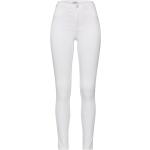 Weiße ONLY Royal Skinny Jeans mit Reißverschluss aus Denim für Damen 