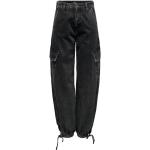 Schwarze ONLY Slim Fit Jeans aus Denim für Damen Größe XS Weite 30, Länge 32 