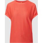 Reduzierte Dunkelrote ONLY Stehkragen T-Shirts aus Polyester für Damen Größe M 